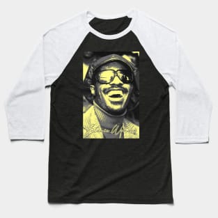 Stevie Wonder Vintage Grey Baseball T-Shirt